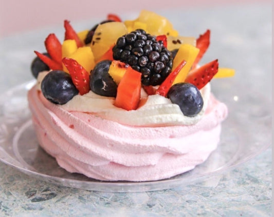 Pavlova Fruit Tart (GF) - Dulceology