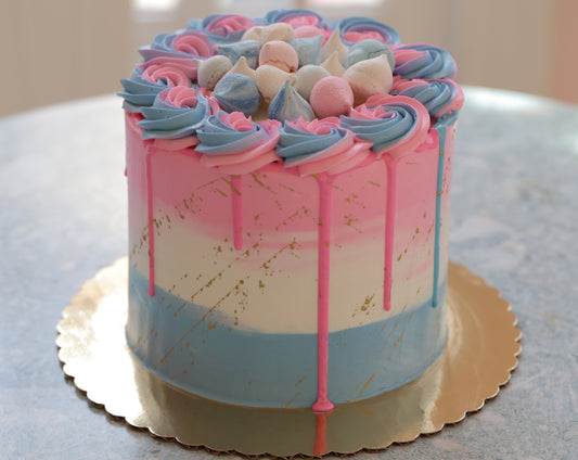 Gender Reveal Cake