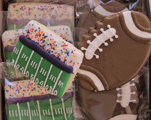 Football Sugar Cookies